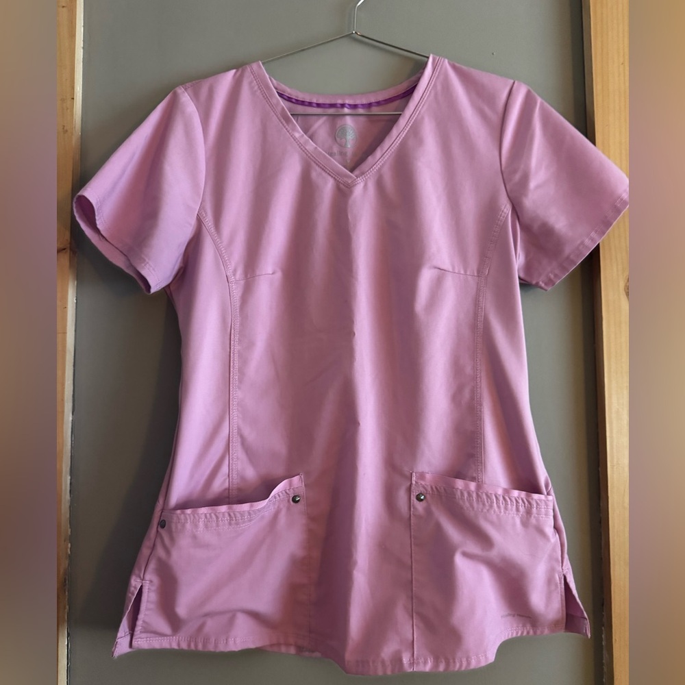 Healing Hands Purple Label Juliet V-Neck Yoga Scrub Top